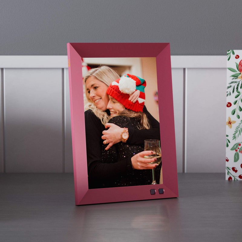 Lola Smart Digital Picture Frame 8 Inch, Share Moments Instantly via E-Mail or App - Pomegranate - Image 5